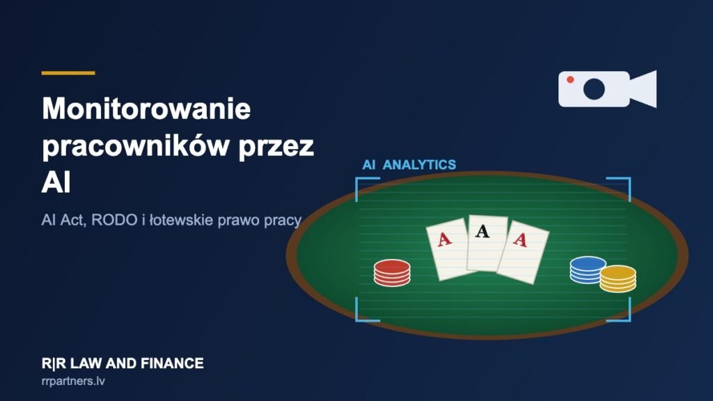 Monitorowanie pracowników przez AI w kasynie: wideoanalityka AI przy stole do gry z kartami i żetonami